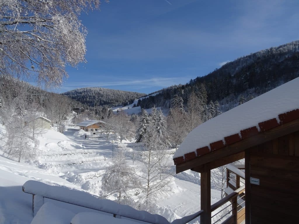 Hébergements l'hiver les Vosges - Camping Belle Hutte