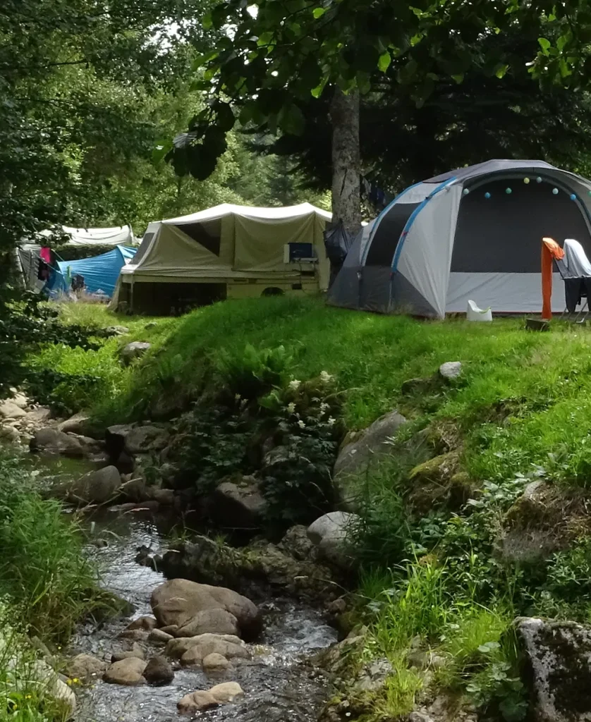 Kampeerplaatsen in de Vogezen - Camping Belle Hutte