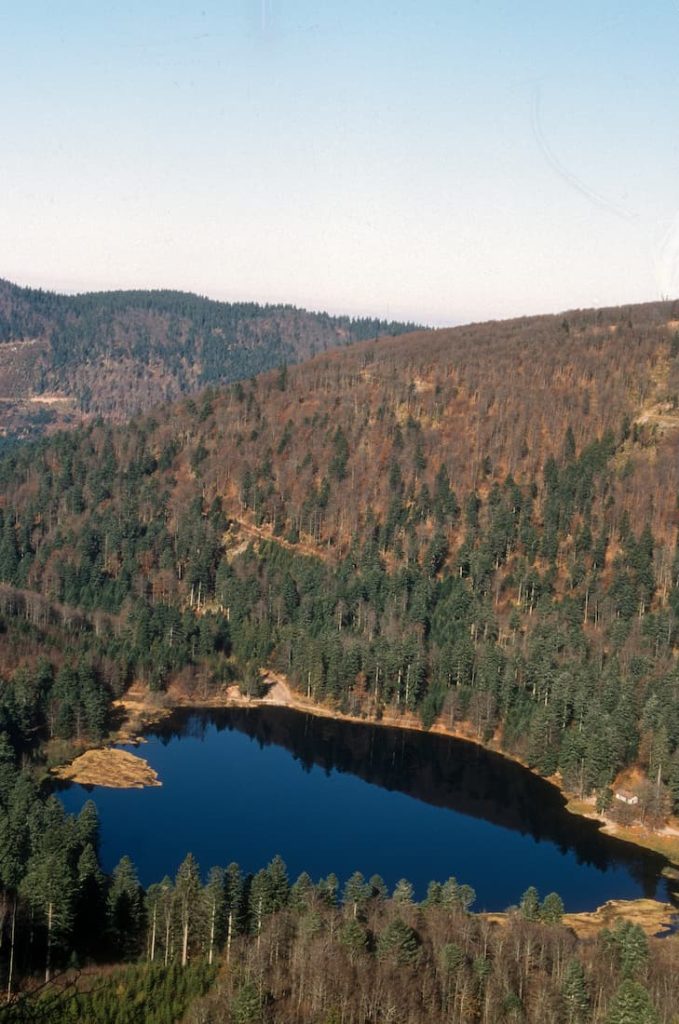 Lac de Blanchemer dans les Vosges - Camping de Belle Hutte près des lacs