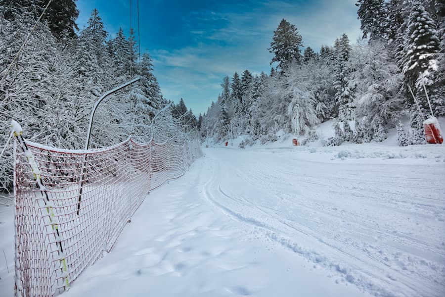 Skipiste van het skigebied La Bresse