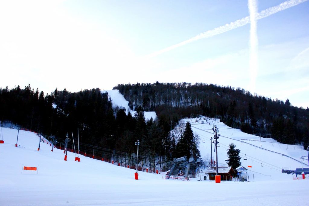 Skigebied La Bresse vlakbij de camping