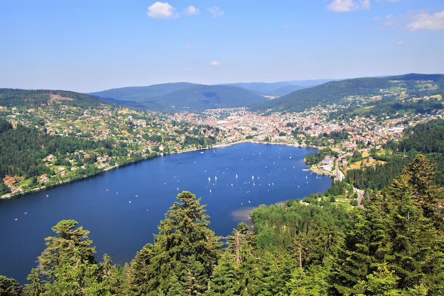 Uitzicht op Gérardmer - Camping Belle Hutte