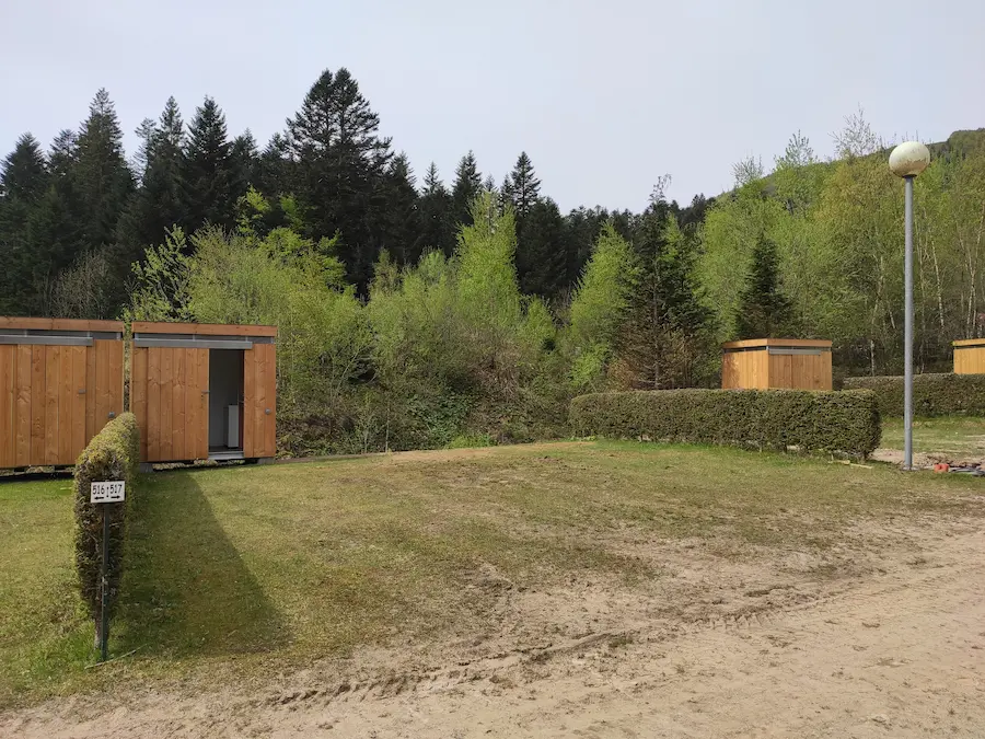 emplacement sanitaire privatif vosges - camping belle hutte