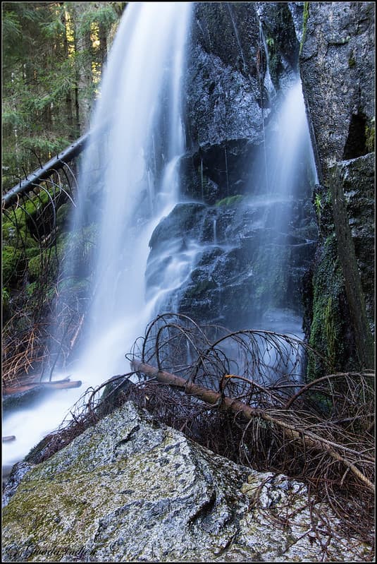 cascade merelle proche gerardmer - camping belle hutte vosges