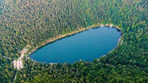 lac des corbeaux vosges - camping belle hutte la bresse